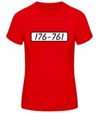 Beagle Boys 176-761 - Dámské basic tričko - Červená - Napřed