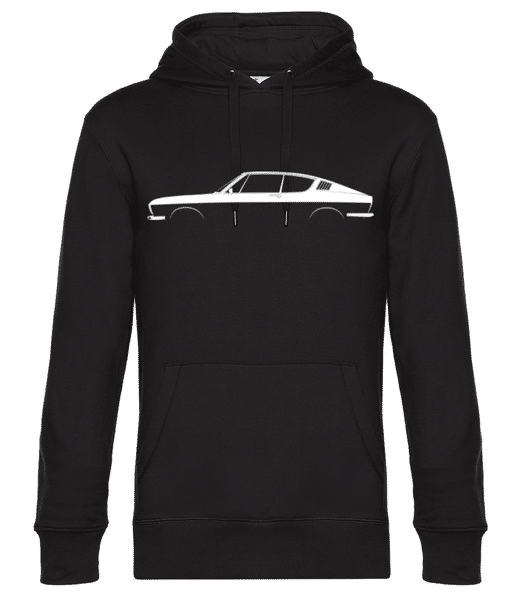 Preview: 'Audi 100 Coupe S C1' Silhouette - Men’s Standard Hoodie - Black - Front