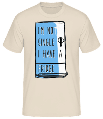 I Have A Fridge Blue - Pánske basic tričko - Krémová - Predné
