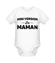 Mini Version De Maman · Body manches courtes bio