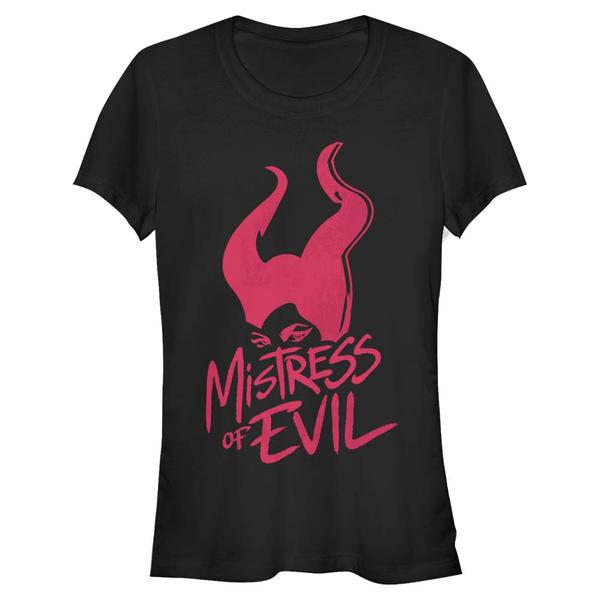 Aperçu: Disney - Maléfique Le Pouvoir du Mal - Maleficent Evil Stamp - Femme T-shirt - Noir - Devant