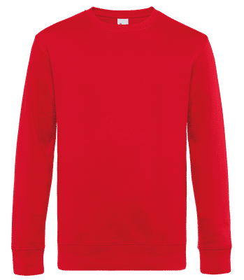 Sweat-shirt standard pour homme - Rouge - Devant