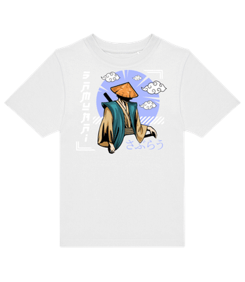 Samurai - Kids B&C T-Shirt - White - Front