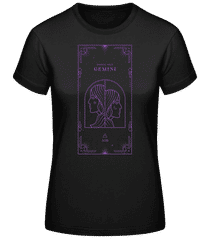 Art Deco Zodiac Sign Gemini · Frauen Basic T-Shirt