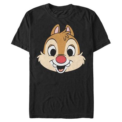 Disney Classics - Micky Maus - Dale Big Face - Männer T-Shirt - Schwarz - Vorne