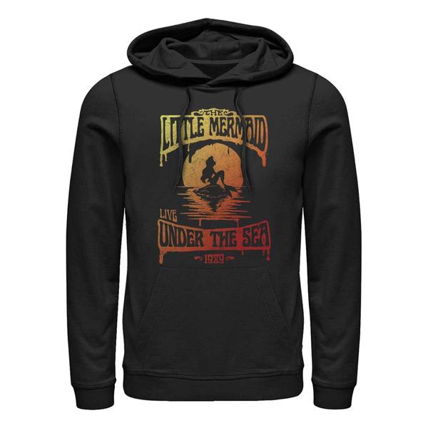 Vorschau: Disney - Arielle die Meerjungfrau - Malá mořská víla Hombre - Unisex Hoodie - Schwarz - Vorne
