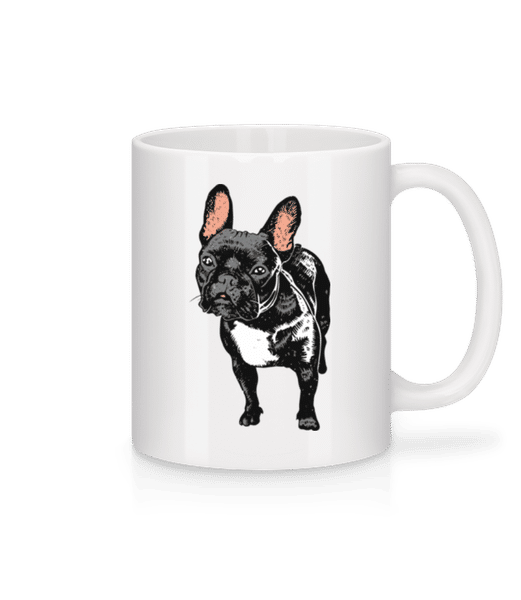 Aperçu: Frenchie - Mug en céramique blanc - Blanc - Devant