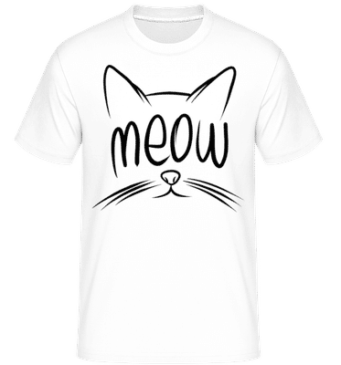 Meow -  T-Shirt Shirtinator homme - Blanc - Devant