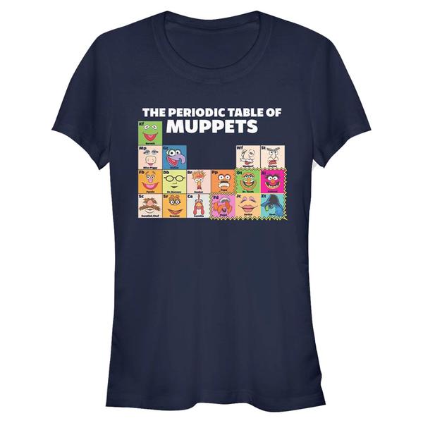Aperçu: Disney Classics - Muppet Show - Skupina Periodic Table Of - Femme T-shirt - Bleu marine - Devant