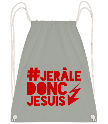 Donc Je Suis - Sac à dos Drawstring - Anthracite - Vorn