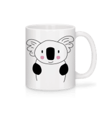 Cute Koala - Keramický hrnček - Biela - Predné