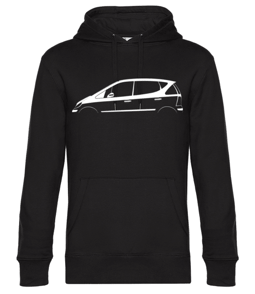 Aperçu: 'Mercedes-Benz A-Class  W168' Silhouette - Sweat à capuche standard homme - Noir - Devant