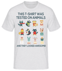 This Shirt Was Tested On Animals · Men's Basic T-Shirt