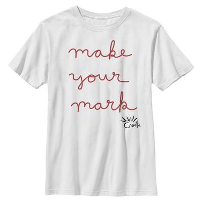 Disney Classics - Cruella - Text Make Your Mark - Kids T-Shirt - White - Front