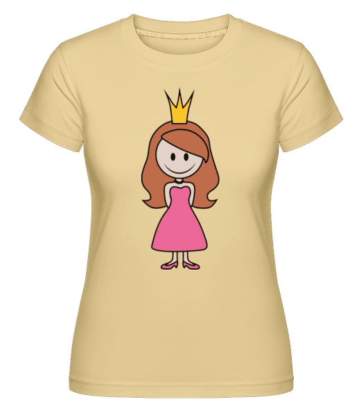 Preview: Princess Comic Pink -  Shirtinator Women's T-Shirt - Yellow - Front