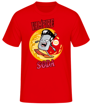 Vampire Soda - T-shirt standard Homme - Rouge - Devant