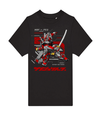 Astray Red Frame - Kids B&C T-Shirt - Black - Front