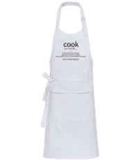 Cook Description - Tablier professionnel - Blanc - Devant