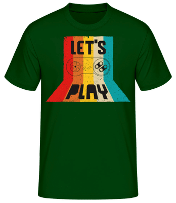 Lets Play - T-shirt standard Homme - Vert bouteille - Devant