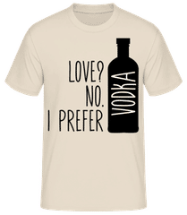 I Prefer Vodka Standing · Camiseta básica para hombre