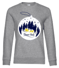 Douce Nuit - Sweat-shirt standard pour femme - Gris chiné - Devant