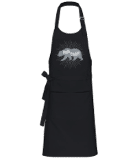 Papa Ours - Tablier professionnel - Noir - Devant