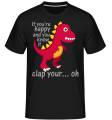 T-Rex Clap You Hands ·  T-Shirt Shirtinator homme