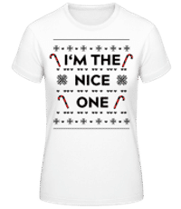 I'm The Nice One - T-shirt standard Femme - Blanc - Devant