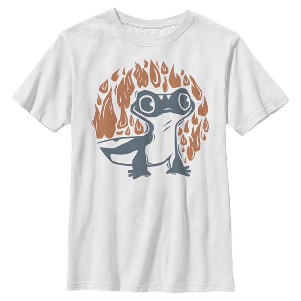 Aperçu: Disney - La Reine des neiges - Salamander Circle - Enfant T-shirt - Blanc - Devant