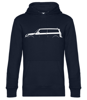 'Mini Cooper Clubman (R55)' Silhouette - Sweat à capuche standard homme - Bleu marine - Devant