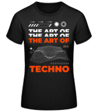 The Art Of Techno - Camiseta básica de mujer - Negro - delante