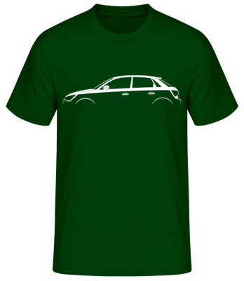 'Audi A1 Sportback (8X)' Silhouette - T-shirt standard Homme - Vert bouteille - Devant