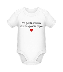 Maman, Papa - Épouser · Body manches courtes bio