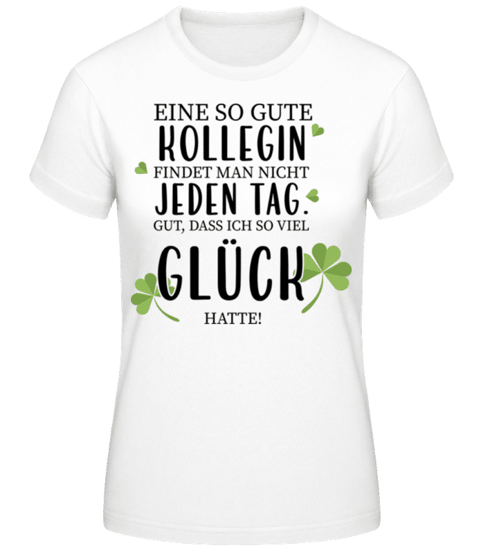 Vorschau: Eine Gute Kollegin - Frauen Basic T-Shirt - Weiß - Vorne