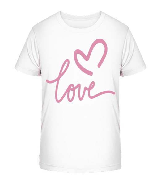 Aperçu: Love - T-shirt bio Enfant Stanley Stella 2.0 - Blanc - Devant