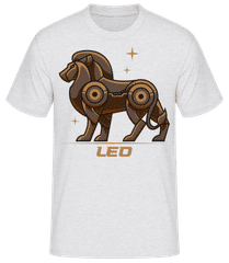 Mecha Robotic Zodiac Sign Leo · Men's Basic T-Shirt