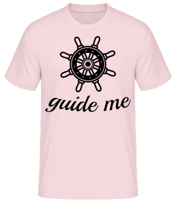 Guide Me - Men's Basic T-Shirt - Pink - Front
