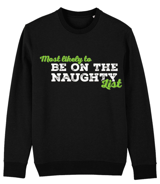 Aperçu: Likely To Be Naughty - Pull bio unisexe Stanley Stella 2.0 - Noir - Devant