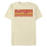 Marvel - Avengers - Logo Happy First Day Of School - Homme T-shirt - Crème - Devant