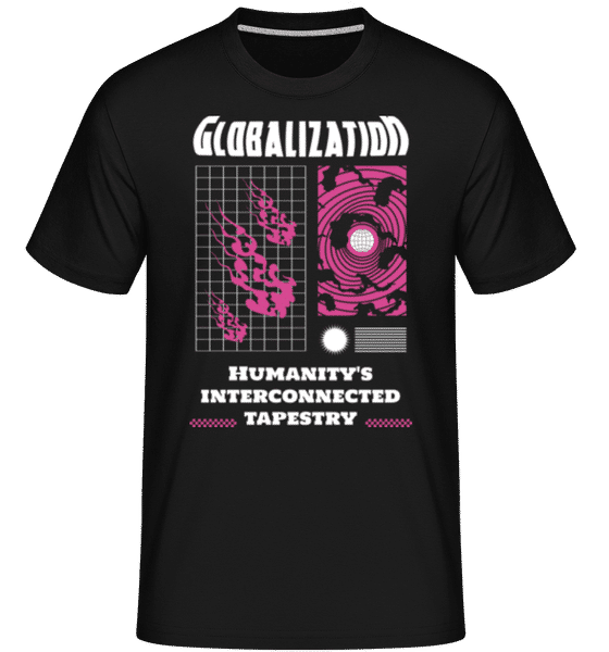 Aperçu: Globalization -  T-Shirt Shirtinator homme - Noir - Devant