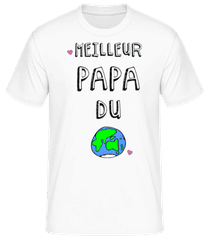Meilleur Papa Du Monde 4 · T-shirt homme B&C