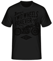Two Wheels Forever · Camiseta básica para hombre