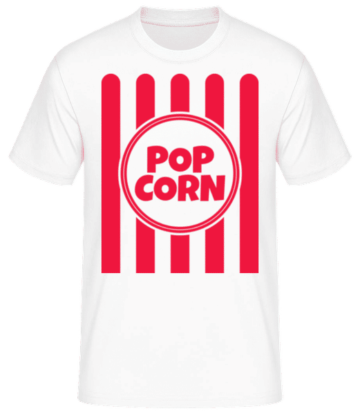 Aperçu: Popcorn - T-shirt standard Homme - Blanc - Devant