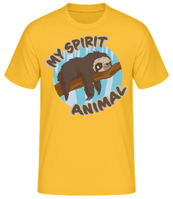 My Spirit Animal - Camiseta básica para hombre - Amarillo dorado - delante
