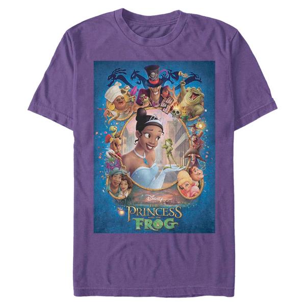 Aperçu: Disney - La princesse et la grenouille - Logo Princess & the Frog Poster - Homme T-shirt - Pourpre - Devant Aperçu: Disney - La princesse et la grenouille - Logo Princess & the Frog Poster - Homme T-shirt - Pourpre - Devant