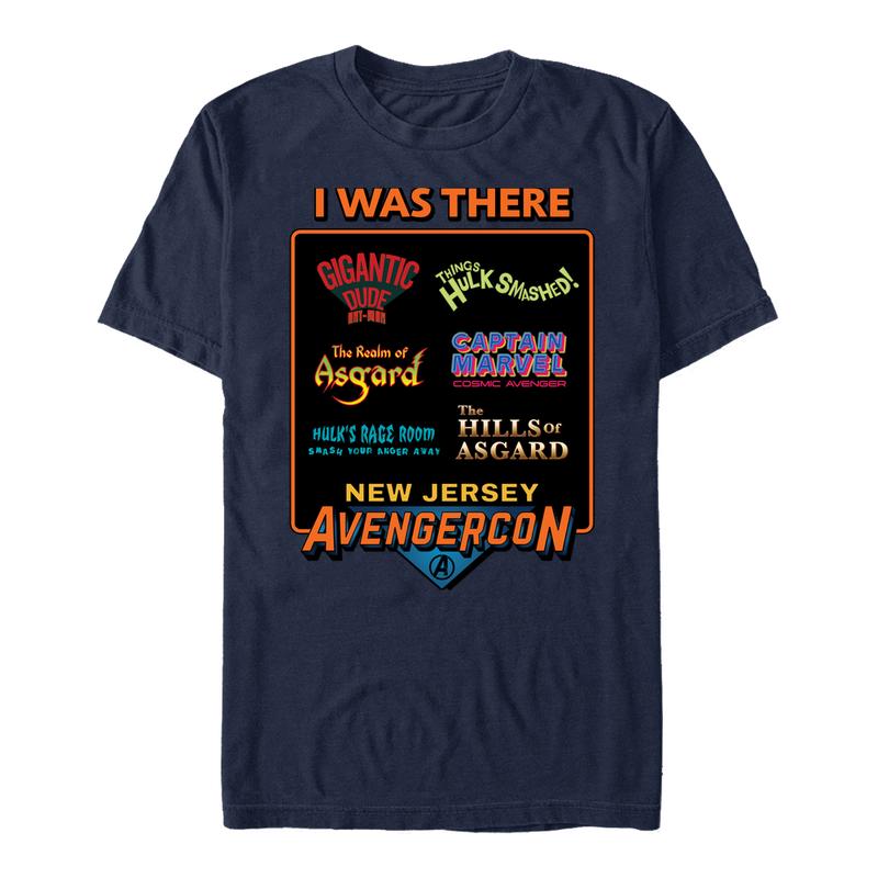 Vorschau: Marvel - Ms. Marvel - Logo Ms. I Was There - Männer T-Shirt - Marine - Vorne