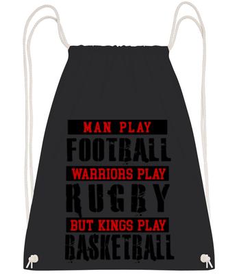 Kings Play Basketball - Gym bag - Black - Front