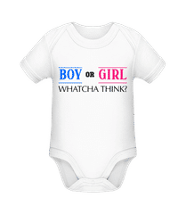 Boy Or Girl - Whatcha Think? · Body manches courtes bio