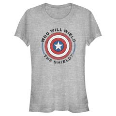 Marvel - Falcon et le soldat de l'hiver - Logo Wield Shield - Femme T-shirt