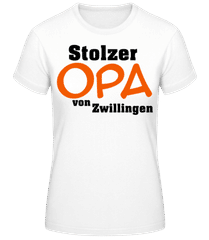 Stolzer Opa Von Zwillingen · Frauen T-Shirt B&C